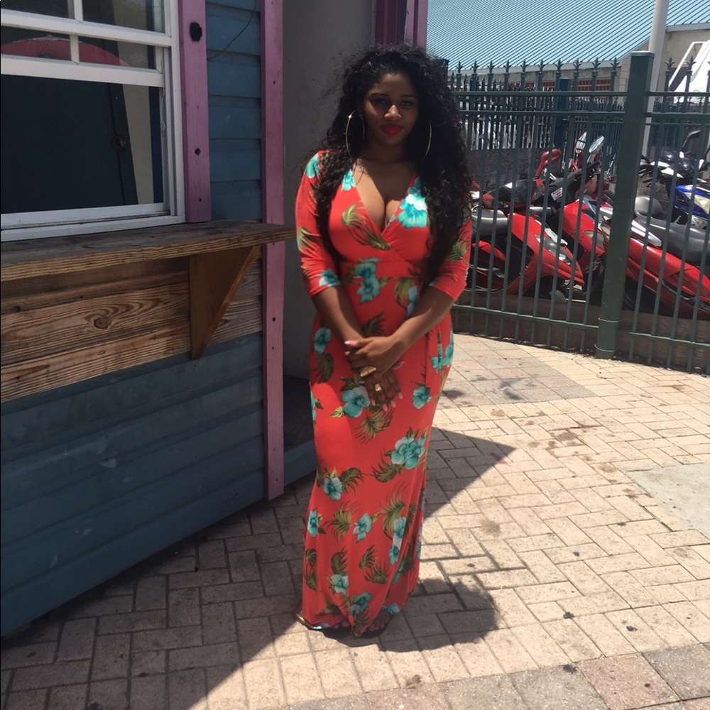 Long maxi dress